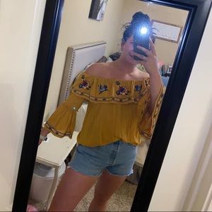 Off the shoulder top
